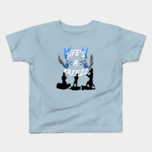 Lifes A Breeze For Kitesurfers Casual Pun For Kitesurfers 1 Kids T-Shirt